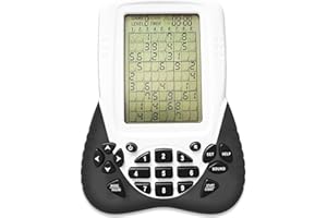TEBIYOU Sudoku Electronic Brain Games Console for Ages 14+Aldults Elderly with Two Million 9×9's Puzzles from Easy to Hard 3.5 Inches Eye Protection Screen (Black)