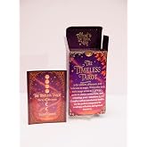 The Timeless Tarot Deck: 78 Cards with Guidebook, Gold Gilded Edges, Upright and Reversed Keywords, Beginner Friendly Tarot Card Set, Tarot Cards with Meanings On Them