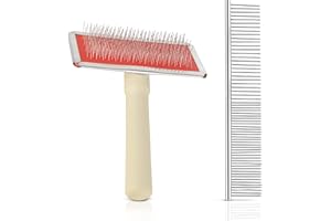 WANGDEFA 2 pack macrame fringe comb set stainless steel comb for making knitting cord rope macrame plant hangers wall hangings pets hair combing