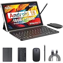 Android 14 10.1インチタブレット 8GB RAM 64GB ROM Android 14 タブレット Widevine L1 10.1インチ 12GB+128GB