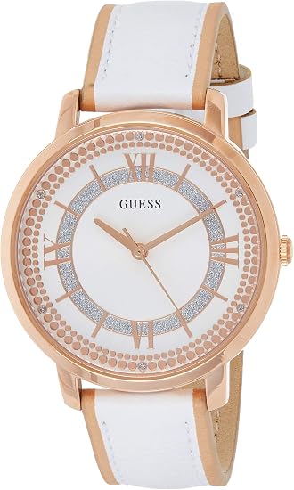 Guess Womens Analogue Classic Quartz Watch with Leather Strap