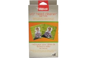 Maxell 290058 VP-100 VHS Dry Tape Video Head Cleaner