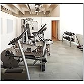 Delma Home Gym Mirror, 54''x28''x2PCS Black Wall Mounted Large Frameless Tempered Glass Wall Mirror for Home Gym, Garage, Bedroom, Bathroom