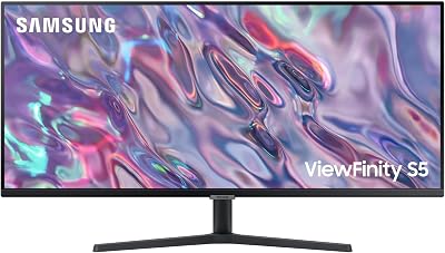 Monitor HRM ViewFinity S50GC (S34C502), Flat, 34'', 3440x1440 (WQHD), 21:9, HDR10, VA, 100 Hz, 5 ms, FreeSync, HDMI, Display Port, Ingresso Audio, PIP, PBP, Eye Saver Mode, Flicker Free