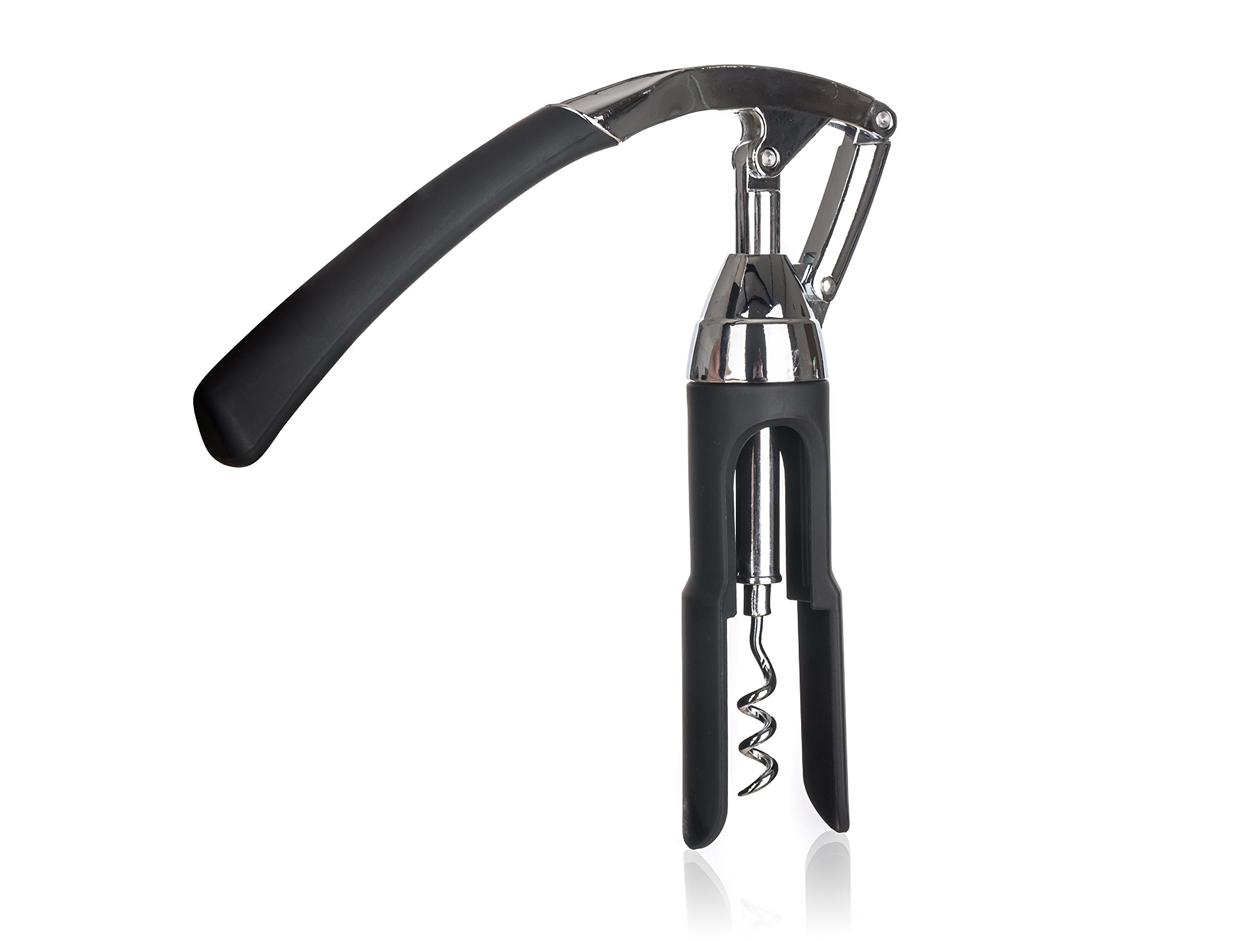 Banquet Tinto Bottle Opener, Alloy, Black, 24.5 x 25 x 4 cm