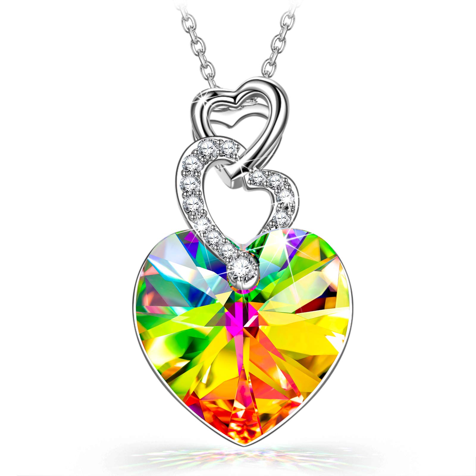 Kate Lynn Necklace for Women for Women Crystal Pendant Mothers Day Gifts for Mum Wife Girlfriend Her for Women Friendship Gifts Wedding Gifts Jewellery Box Packaging