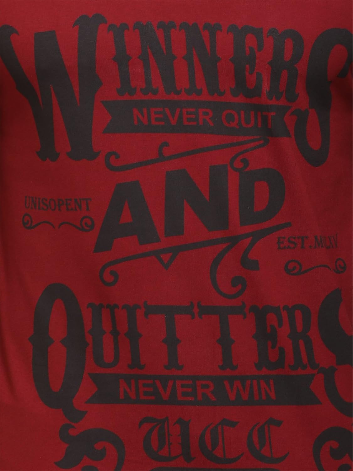 unisopent men's v neck full sleeves printed cotton t-shirt