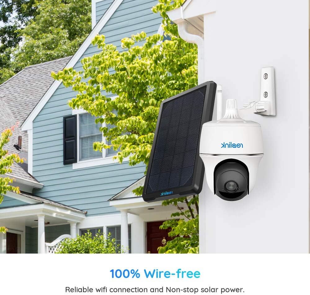 Reolink 2.4Ghz WiFi Caméra de Surveillance sur Batterie, Caméra