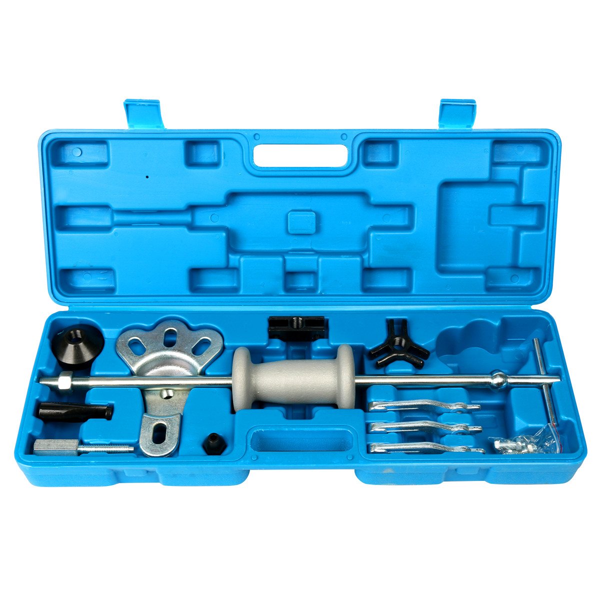 FreeTec 16pc Slide Hammer Dent Puller 2/3 Jaw External Internal Oil