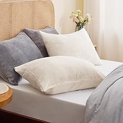 BEDELITE Flannel Pillow Cases Queen Size Set of