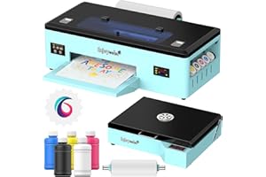 EnjoyColor A3+ DTF Printer with Pro Software, DTF Transfer Printer and Oven Bundle(Printer + Oven + 5 x 250ml Ink+ PET Film)