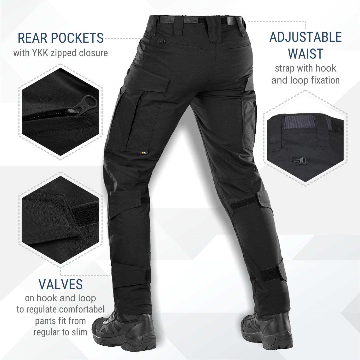 Conquistador Flex - Tactical Pants Men - with Cargo Pockets at  Men’s Clothing store