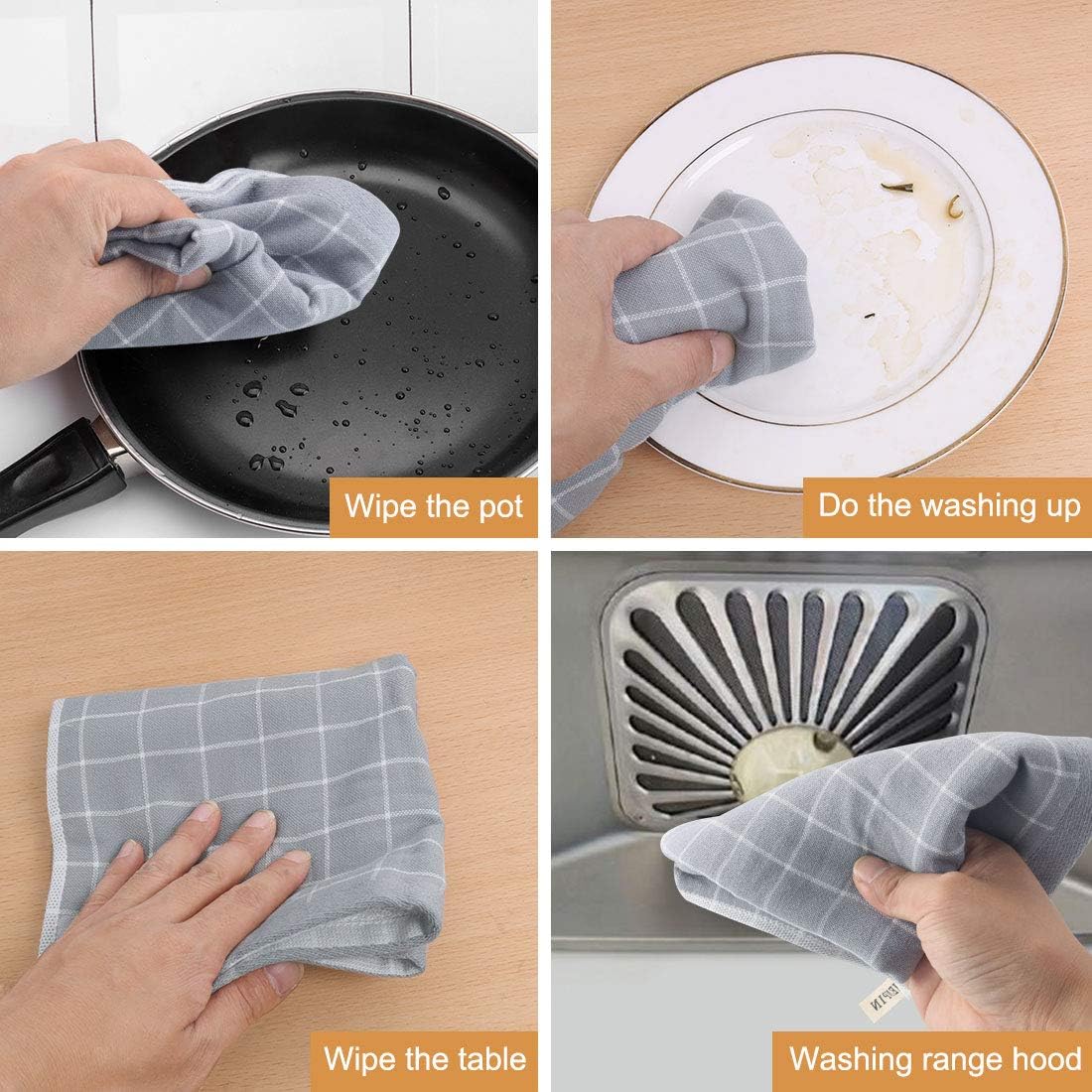 uxcellキッチンクロス クラシックパターンスタイル