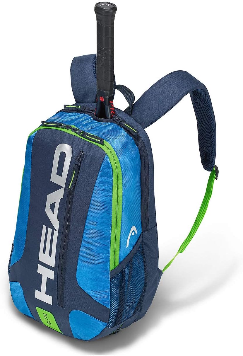 HEAD Elite Sac à Dos Sac de Raquette de Tennis N/A Bleu/Vert Amazon.fr