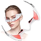 Under Eye Red Light Therapy Nutra Light Red Light Glasses, Red 650nm Under Eye Red Light Therapy Glasses to Reduce Dark Circles, Eye Bags, Puffiness, Wrinkles, and Relieve Eye Fatigue