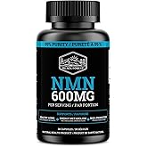 NMN Supplement Canada (18,000mg of 99% Pure NMN for NAD+ Production) NAD Supplement Canada 600mgs Per Serving for Anti-Aging,