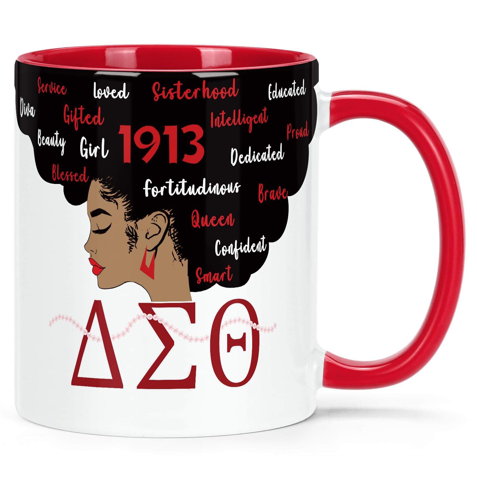 Photo 1 of Cabtnca Delta Sigma Theta Sorority Gifts - Delta Mug, DST Paraphernalia, 11Oz Coffee Cup