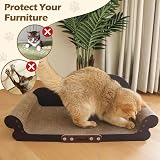 ComSaf Cat Scratcher Cardboard 67 cm Lounge Bed 2 in 1 Large Scratch Board view 7