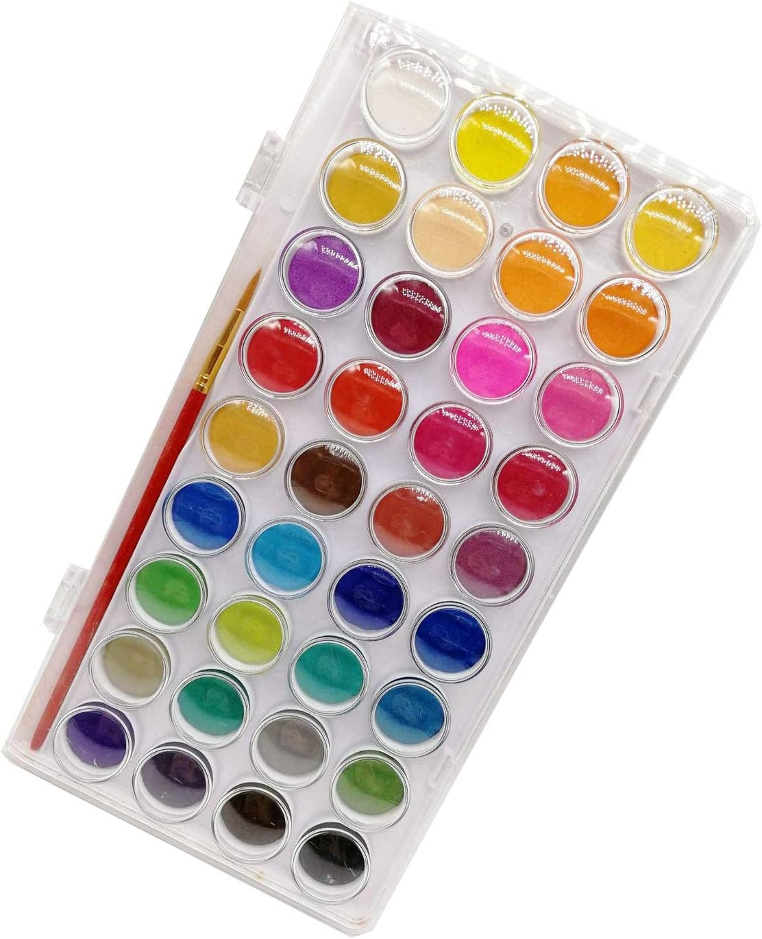 Sohapy 36 Colors Watercolor Paint Watercolor Palette Watercolor Art Paint Set/Cakes/Kit Water Colors for Children Artists Adult Beginners Paint Sets for Kids Toddlers Color Paints Solid Artists