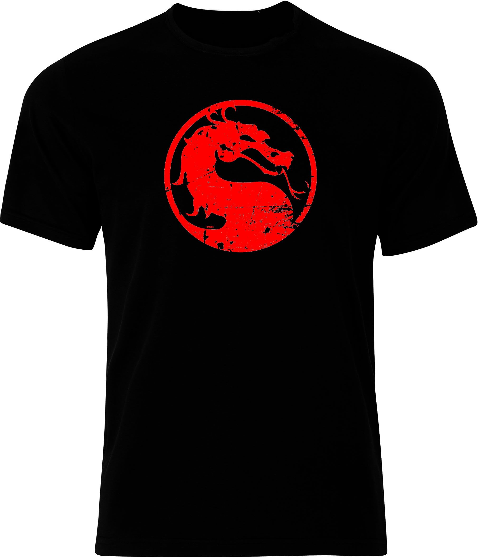 Ryware Mens Distressed Dragon T-Shirt