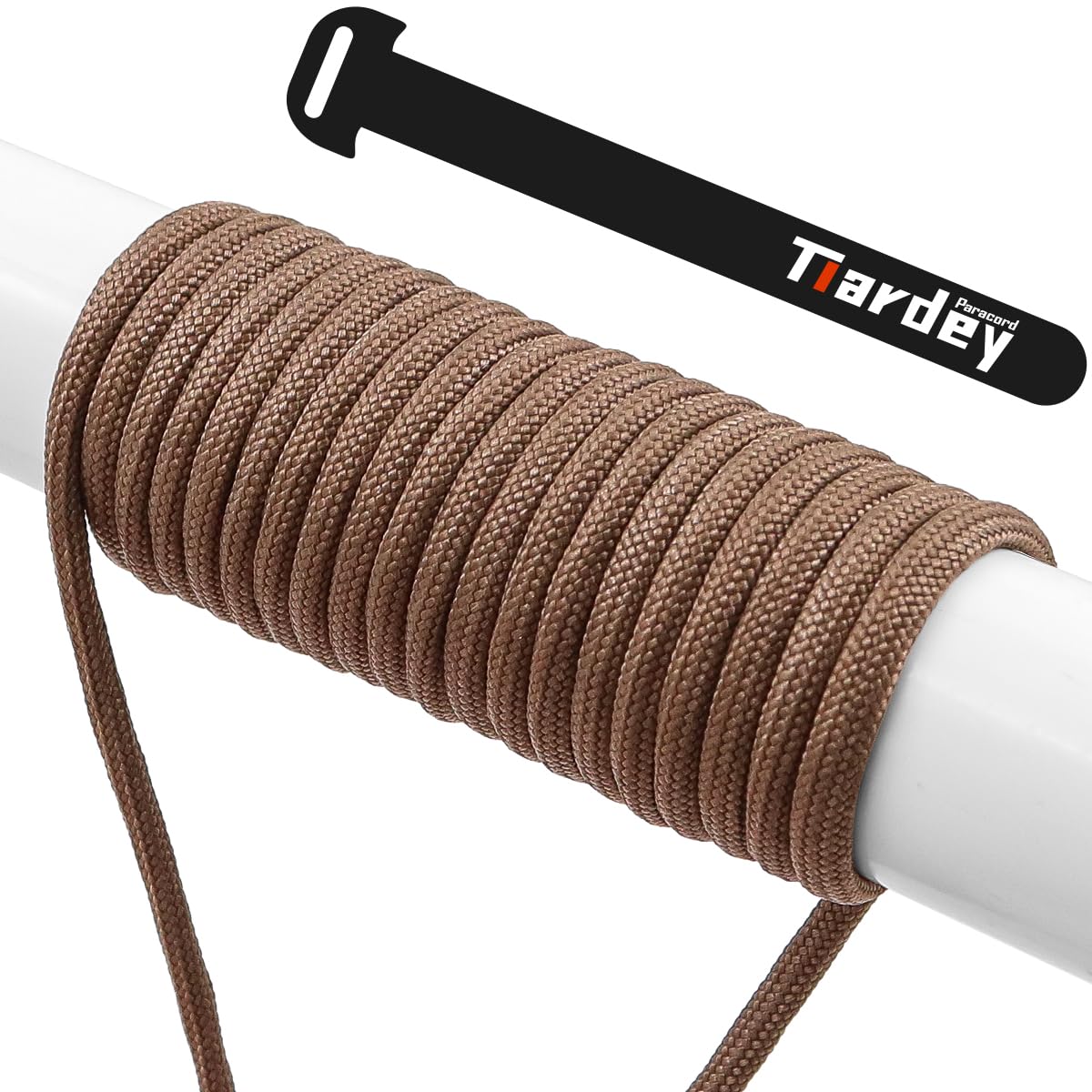 Tiardey PPF-012 Paracord 4mm 100ft (31m) 7 Core Strand,Tear-resistant,Nylon Cord,Mil Spec Type III Paracord,Holds up to 250kg for Outdoor Survival Camping