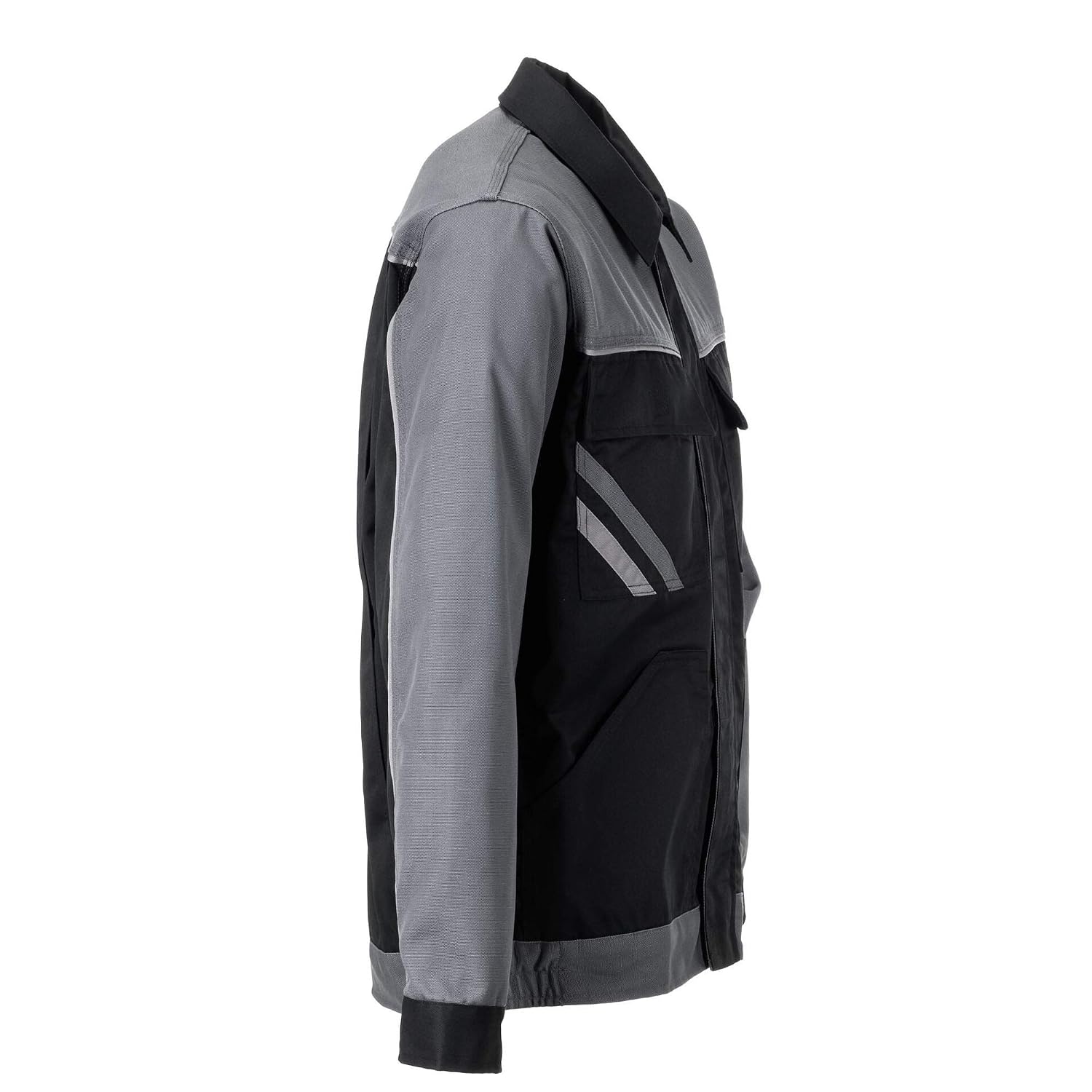 Planam Highline 2710 Men's Jacket Black Slate Zinc Size 28, Black, slate, zinc - Image 4