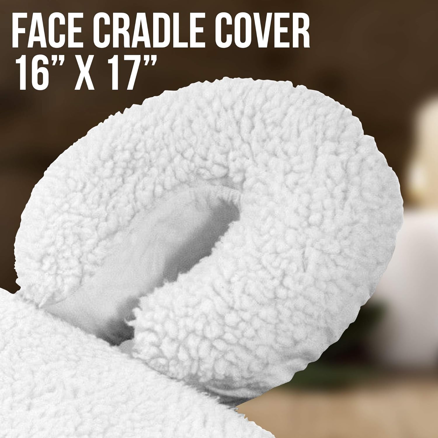 [PREMIUM] Massage Table Fleece Pad Set, 34"x76"x6" Deluxe Massage Table Cover Pad, Wrap Around Fleece Massage Pad w/ 16" x 17" Face Cradle Cover, Fitted Corner w/Elastic Bands : Beauty