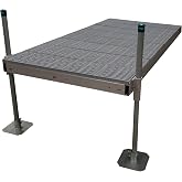 Patriot Docks Low Profile 4'x8' Dock Kit with Reinforced Polypropylene Decking