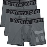 Tommy John Men’s Underwear, 360 Sport Trunk with Contour Pouch, Short 4" Inseam, Moisture Wicking Underwear
