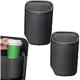 Ypoyney 2 PCS Car Door Cup Holder, Clip On Storage Bag for Beverage Water Cup Mobile Phone, Multifunctional Waterproof Car Window Cups Holder, Universal Scratch-Resistant Backseat Storage Organizer