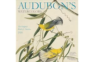 Audubon’s Watercolors 2026 Wall Calendar: The Original Birds of America