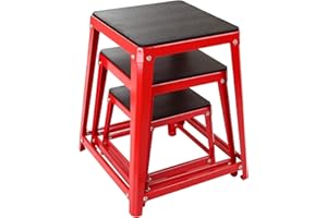 Hasopy Plyometric Platform Box 12/18/20/24 Inch Fitness Exercise Jump Box Step for Fitting, Plyometric Box Jumping Exercise Training