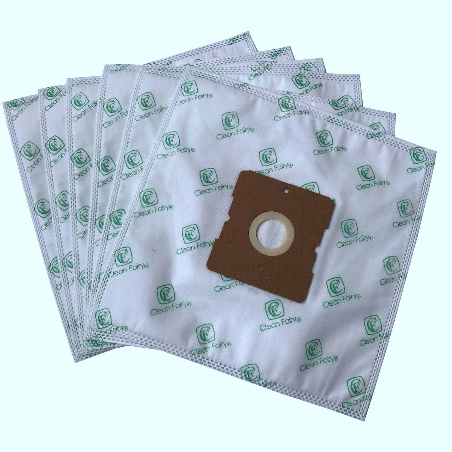 Clean Fairy 20pack Universal Dust Filter Bag Compatible with AFK Samsung DAEWOO KENWOOD LG SEVERIN TRISA Vacuums cardboard dimensions 109x99mm