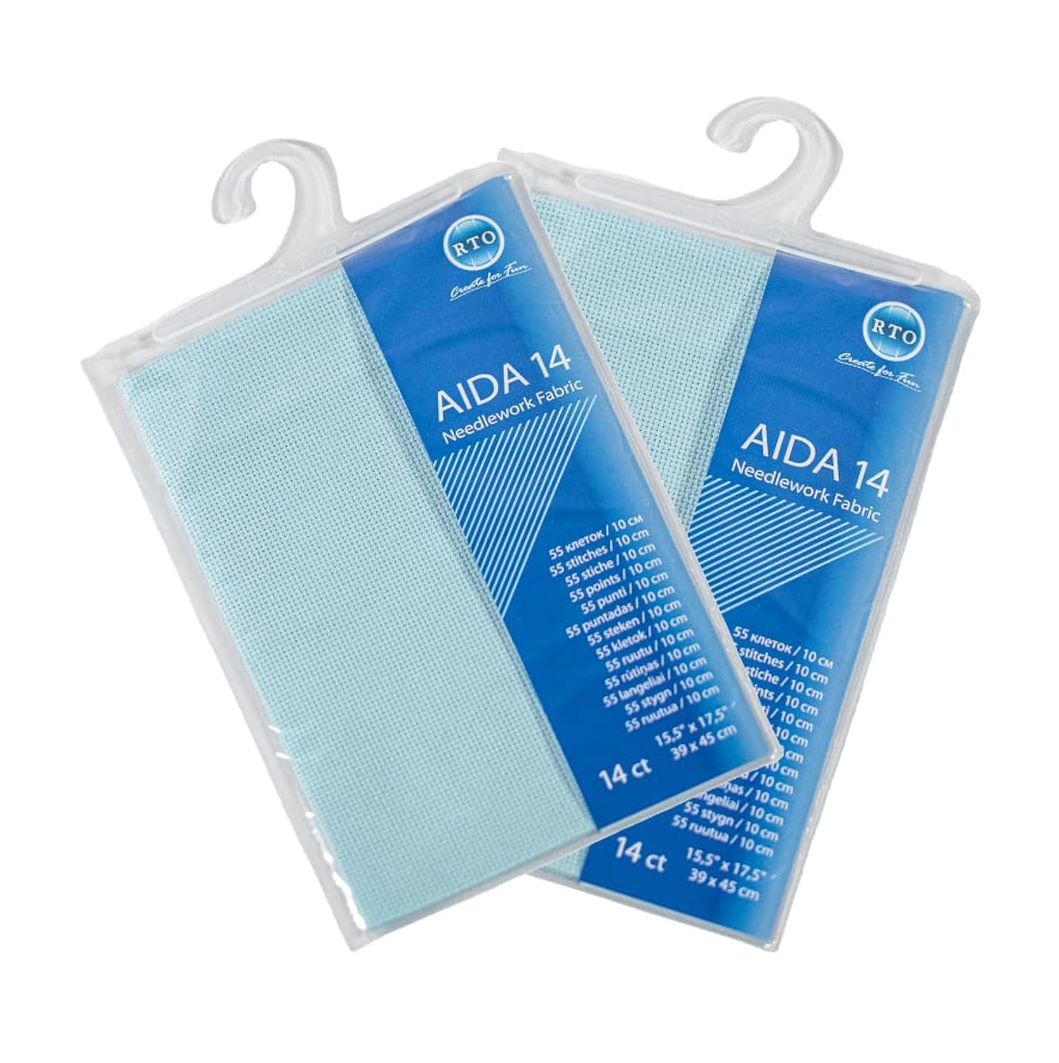 Mouldmaster Aida 14 Count Pale Blue Pack of Two, 39cm x 45cm