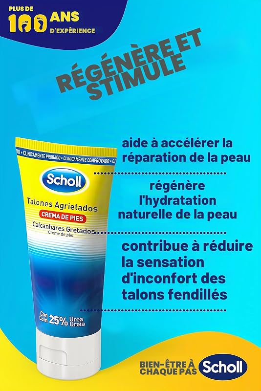 Doctor Scholl Talones Agrietados Crème Traitement du Corps 60ml