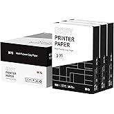 M&G Printer Paper Multipurpose Copy Paper, 8.5 x 11 inches - 3 Ream (1500 Sheets), 20 lb, 95 Bright, White