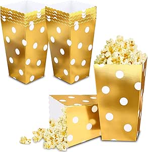VAINECHAY 12PCS Cajas de palomitas Carton Maíz Caja ...