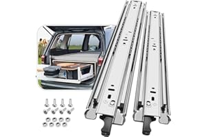 BAIDICE 12-40 Inch Heavy Duty Drawer Slides 150 lb Capacity Full Extension Side Mount Ball Bearing with Lock and Screws (1 Pa