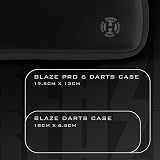 Harrows Blaze Darts Wallet Case Holds 3 Darts Accessories Black view 6