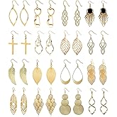 16 Pairs Drop Dangle Earrings for Women Wholesale Earrings Fashion Statement Boho Bohemian Earrings Set