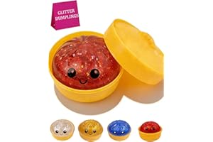 Glitter Dumplings - Rainbow Glittering Dumpling Squishy Mystery Box，Mystery Dumplings Squishy Glitter (A-2)