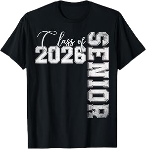 Class of 2026 Senior High School College Graduate Graduation T-Shirt