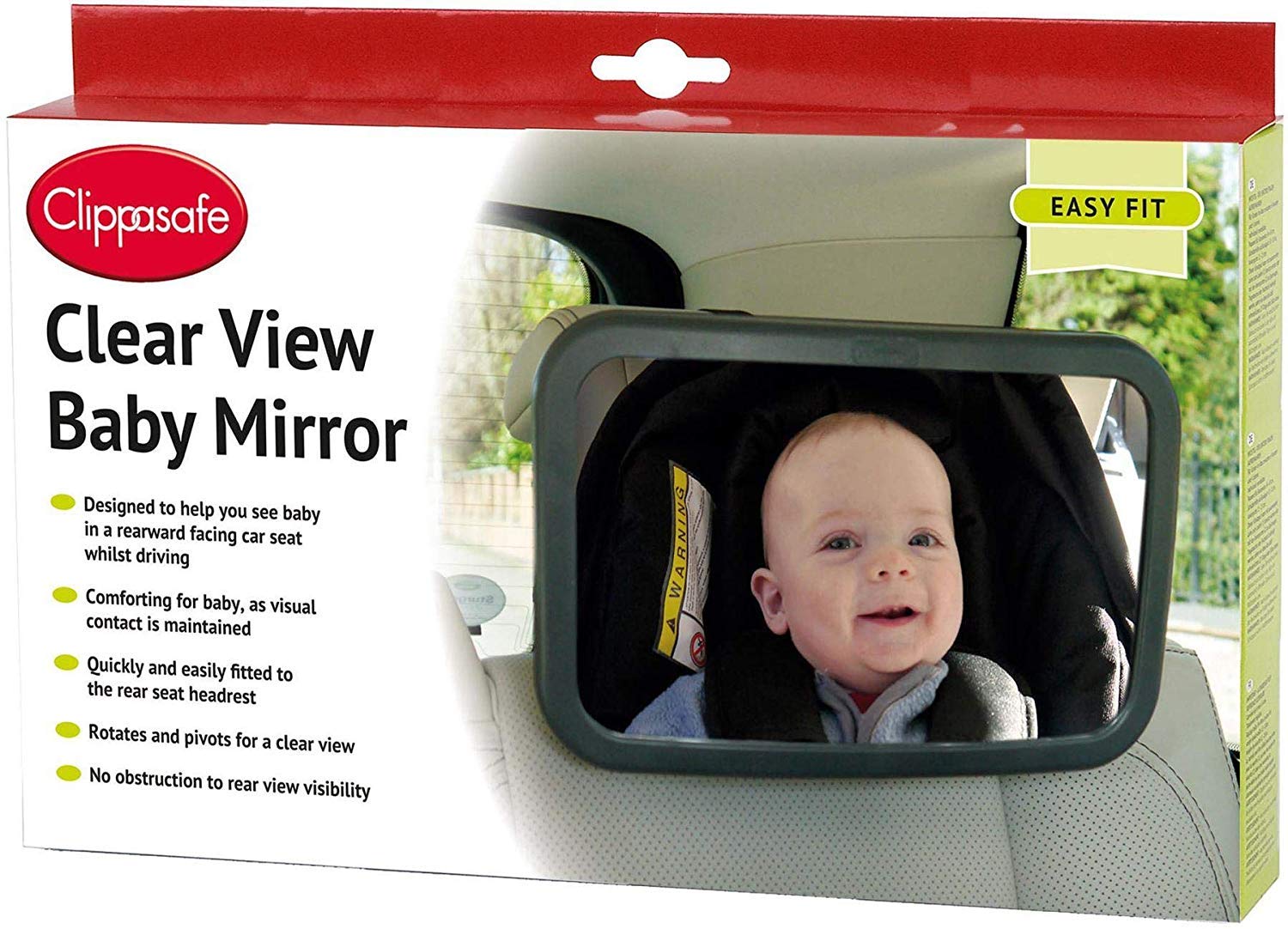 Clippasafe Clear View Baby Mirror
