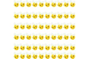 60 PCS Mini Wool Felt Bees Cute Bee Bumble Bees for Crafts Little Bee for Decorations Clothing Hat Bags Gift DIY Crafts Suppl