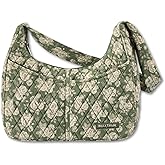 Bella Taylor Blakely - Hobo Shoulder Bag for Women - Lightweight Quilted Fabric Purse with Pockets