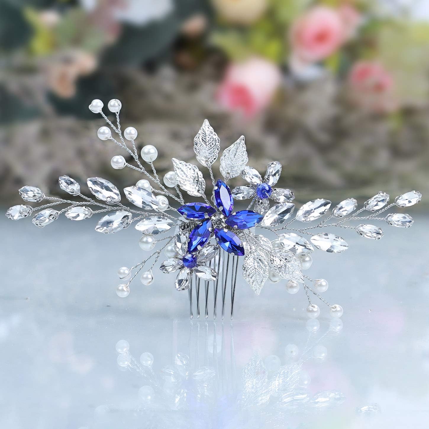 Luvehandicraft Wedding Hair Comb Bridal Comb for Wedding Headpieces for Brides Wedding Hair Accessories