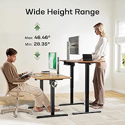 Marsail Electric Standing Desk with One-Whole Piece