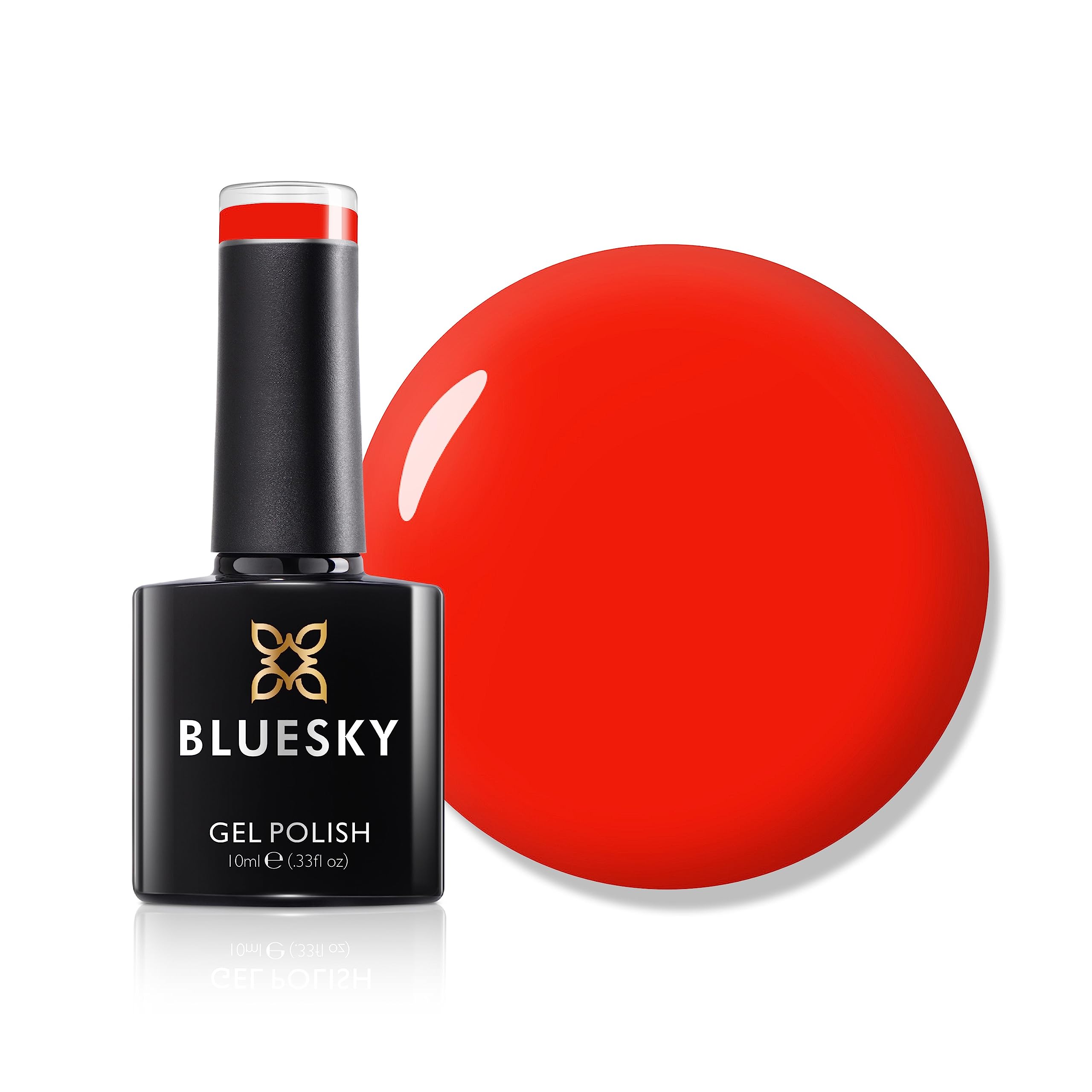 Bluesky Gel Nail Polish, SS22, Summer 2022, Be the Boss - SS2218, Red, Long Lasting, Chip Resistant, 10ml (Requires Drying Under UV or LED Lamp)