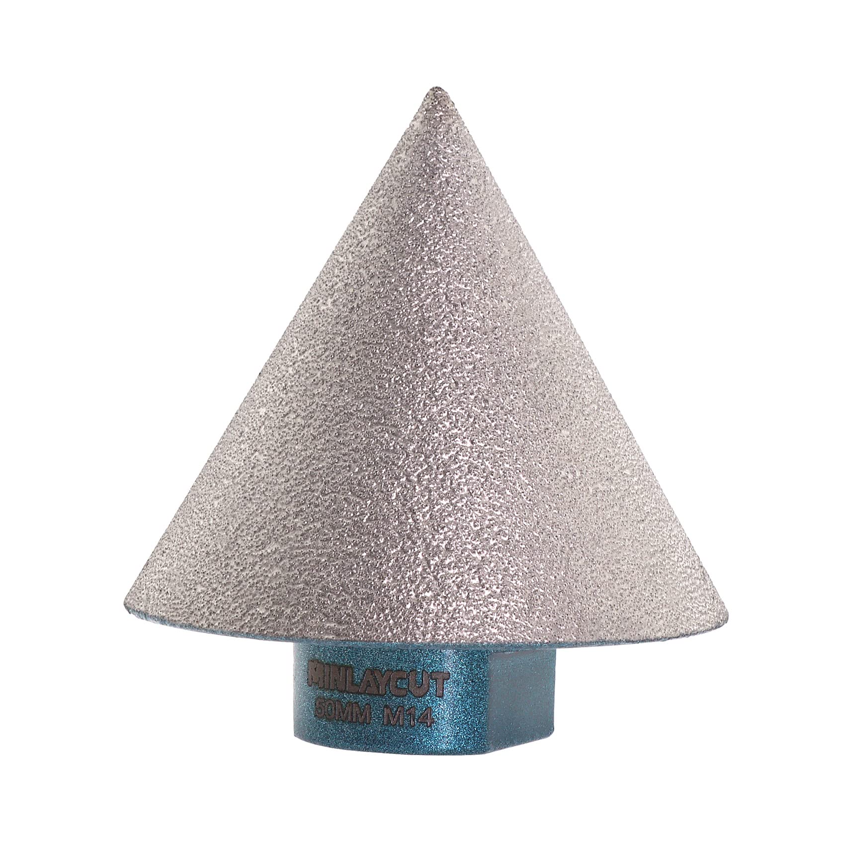 MINLAYCUT Diamond Cone Tile Bit 50mm Beveling Chamfer Bits Countersink Drill Bits M14 for Enlarging Trimming and Existing Holes