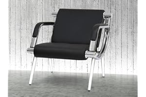 Kinfant Waiting Room Chairs Reception Furniture - PU Leather Chair for Guest Reception Waiting Room Airport Hospital Bank (1-Seat)